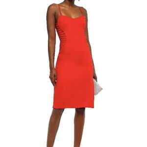 Halston heritage red dress